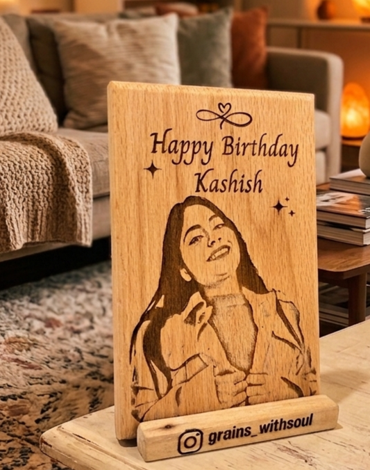 6x4 inch Wooden Photo Frame