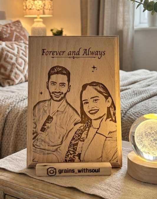 7x5 Inch Wooden Photo Frame