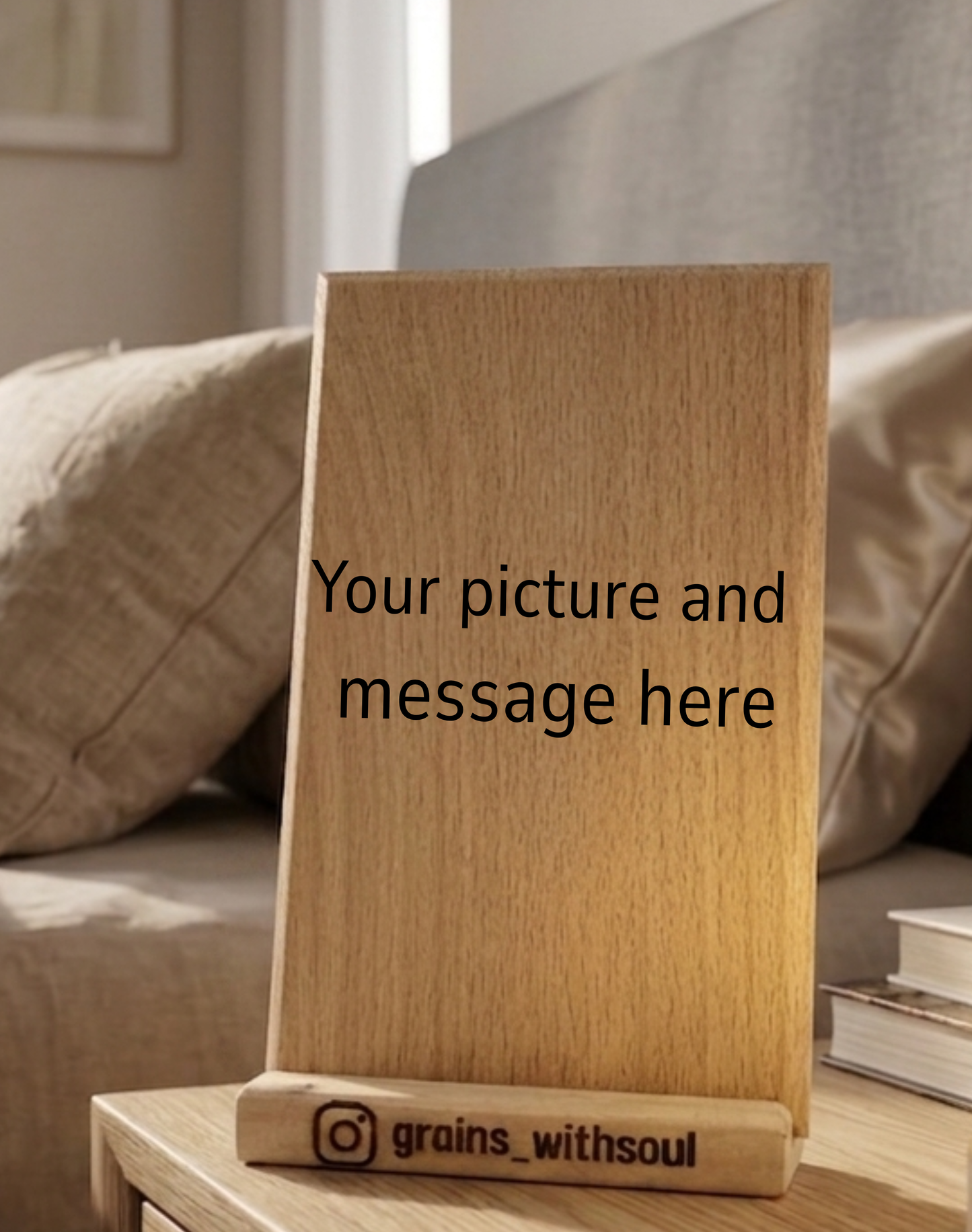 6x4 inch Wooden Photo Frame