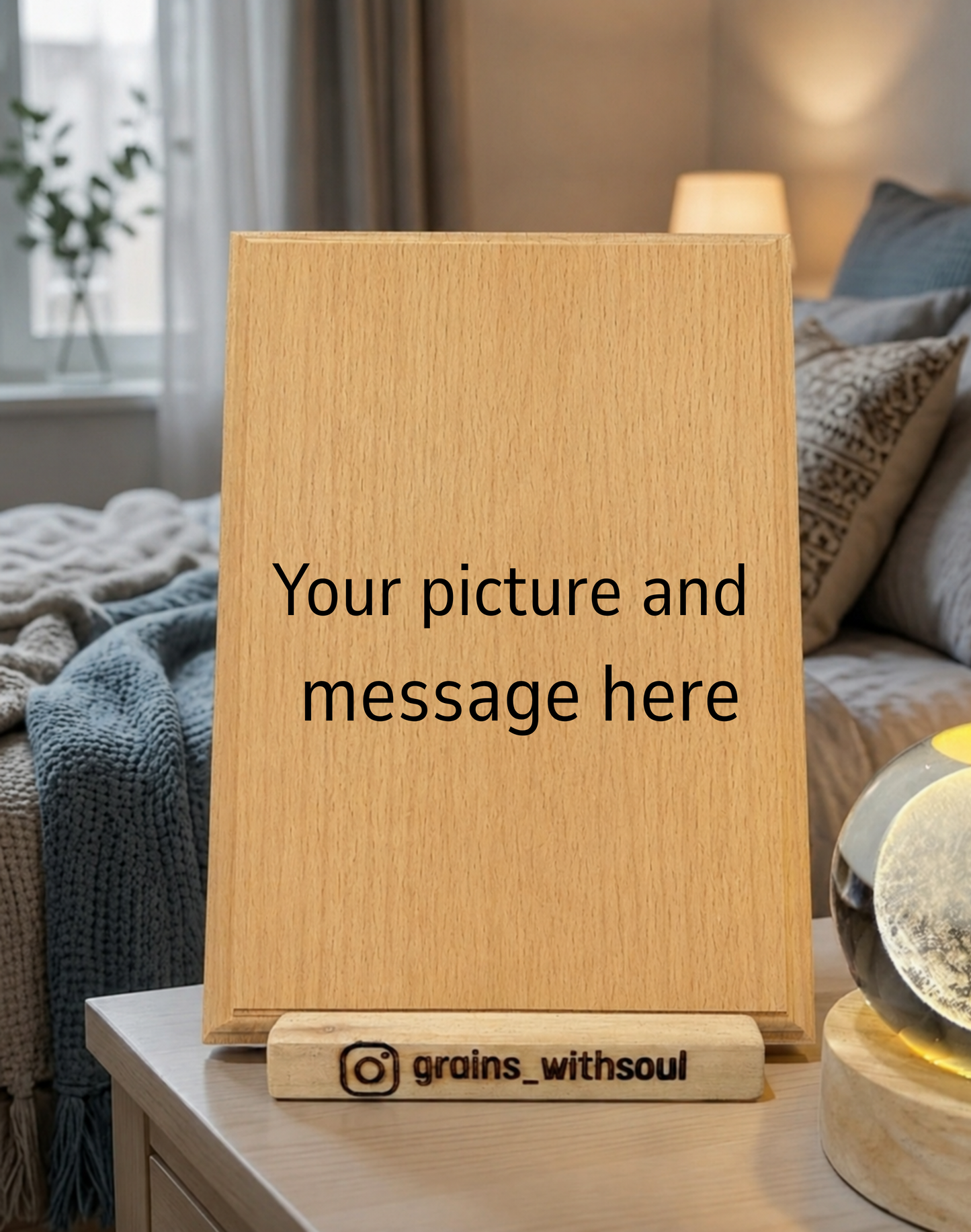 7x5 Inch Wooden Photo Frame