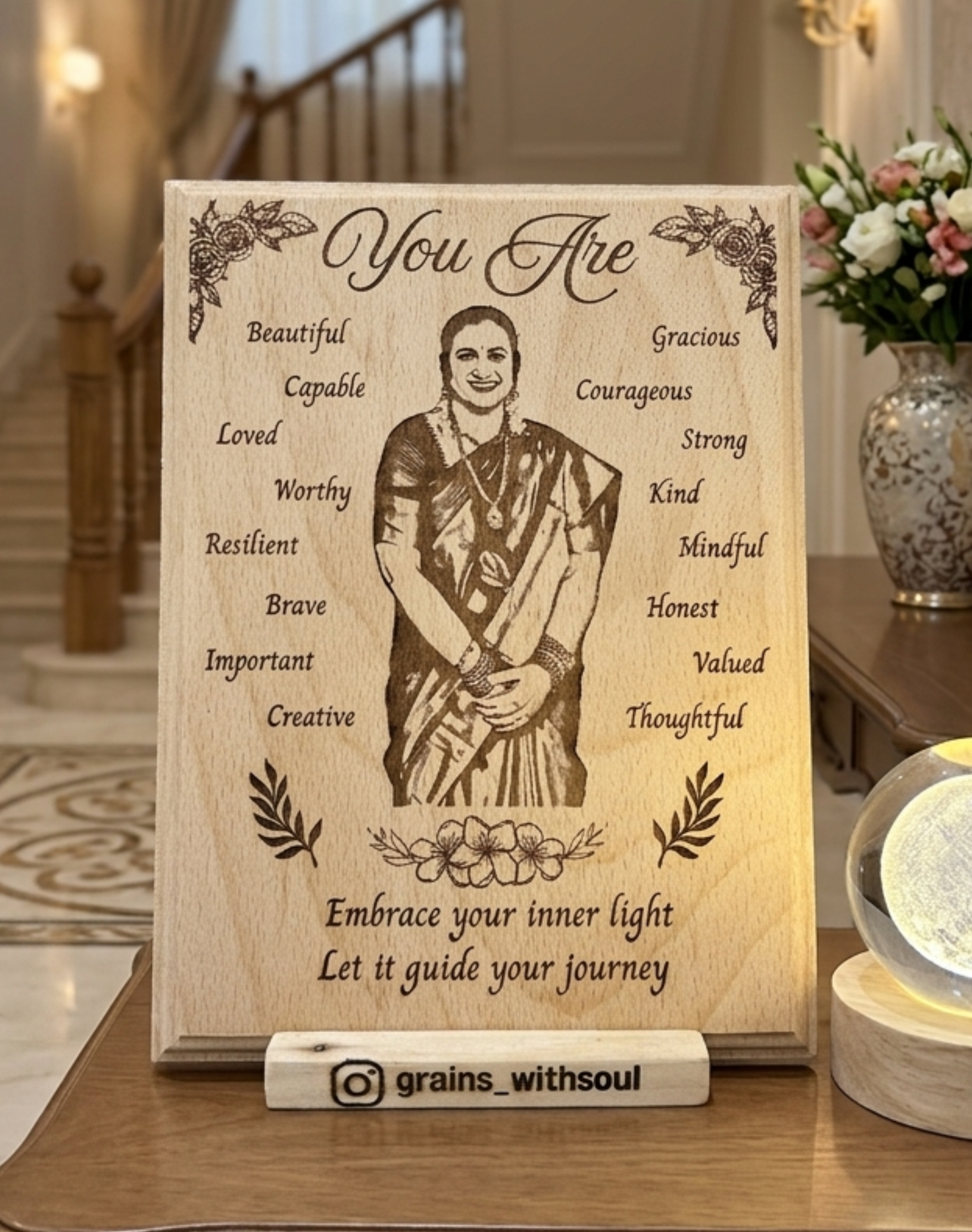8x6 Inch Wooden Photo Frame
