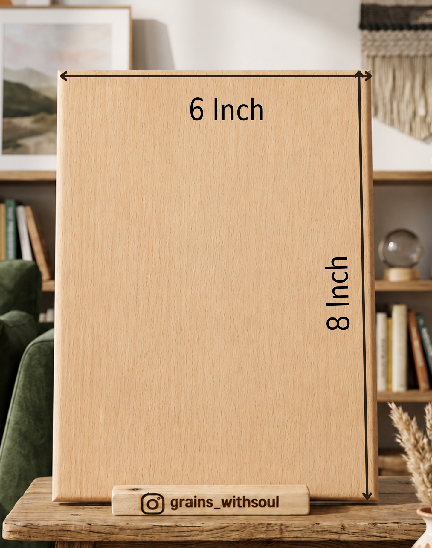 8x6 Inch Wooden Photo Frame