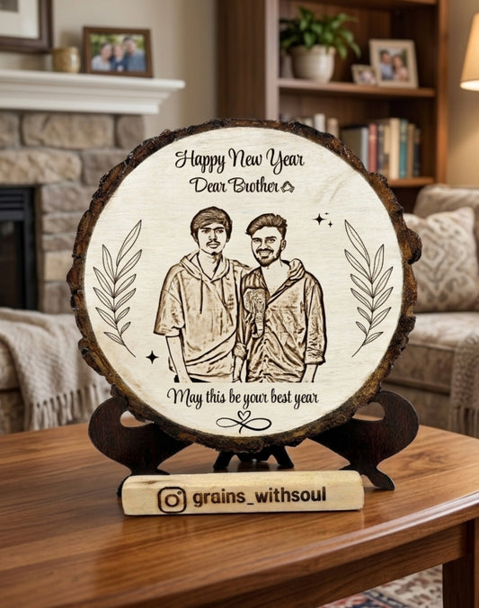 Round Wooden Frame (5-6) Inches